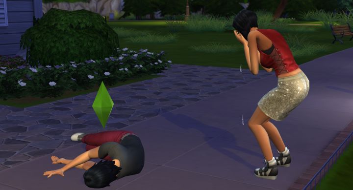 A Sim dies in The Sims 4