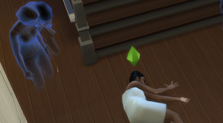 Death by Sauna in The Sims 4 Spa Day
