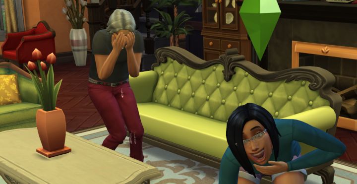 Laughing to Death in The Sims 4
