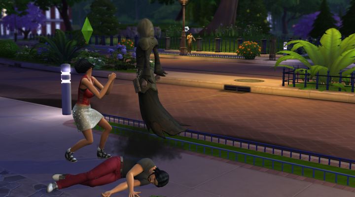 Pleading for a Sim's life in The Sims 4 PC Game